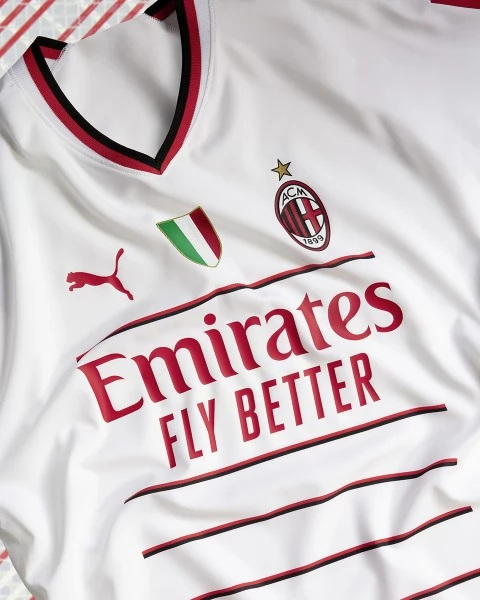 AC Milan Trøje 2022-23 R. Leao 17 Udebanetrøje